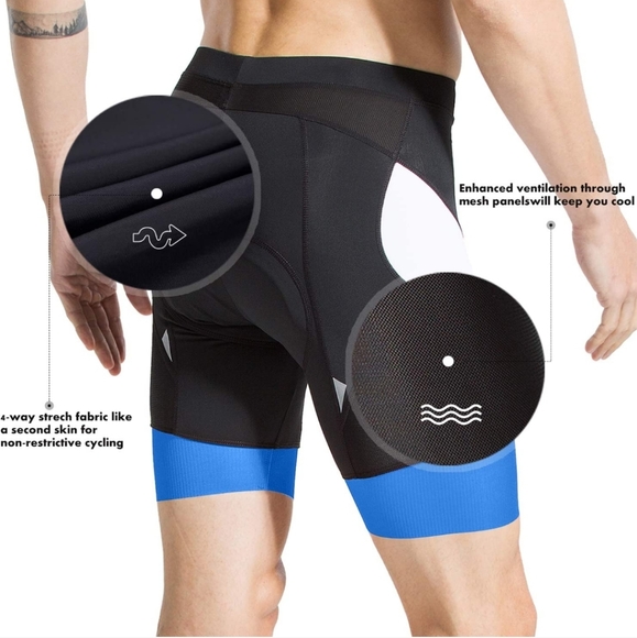 NEW Souke Sports Men's Cycling Shorts - Picture 5 of 8